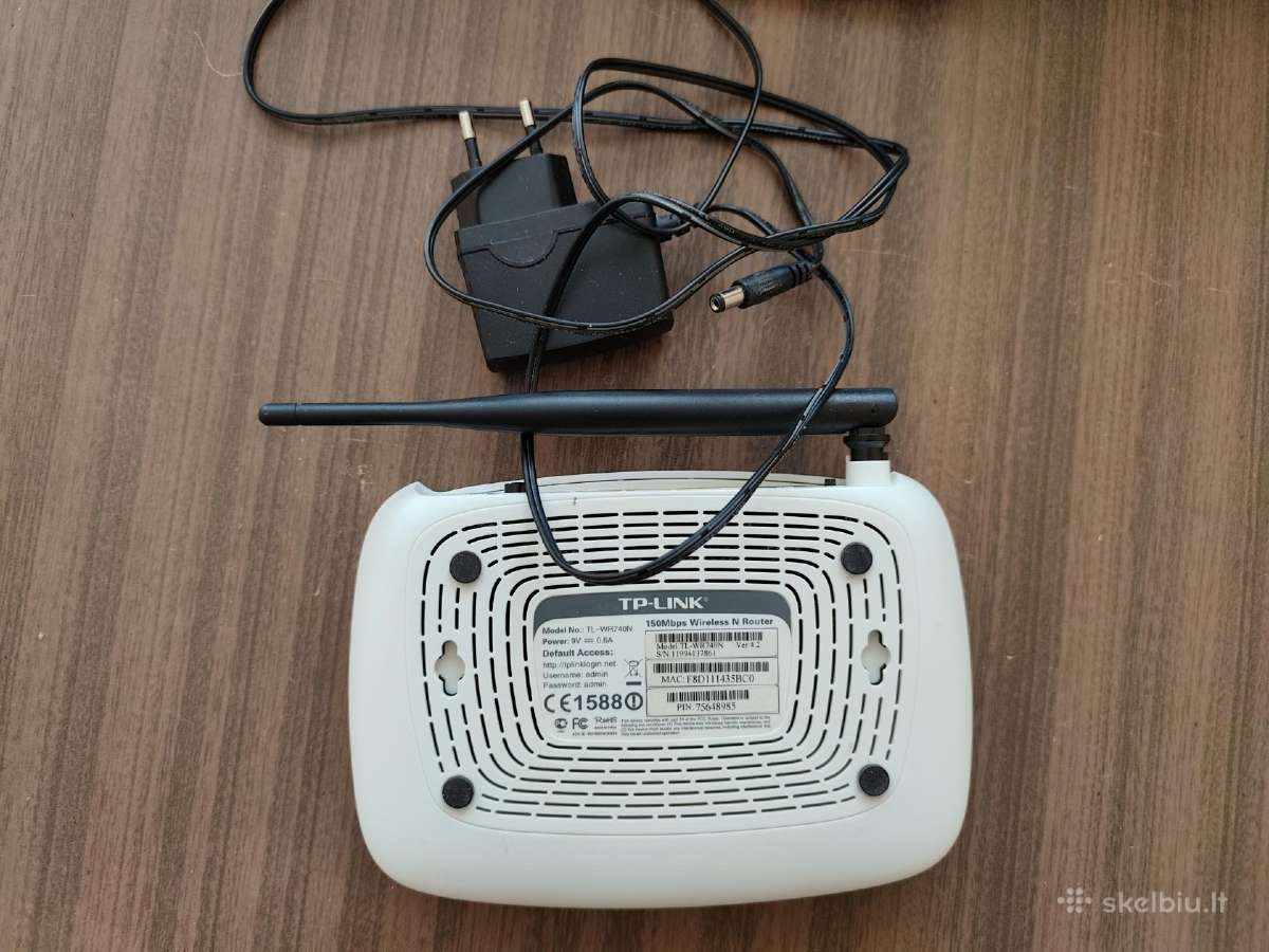 Tp-link Tl-wr740n 150mbps Wireless N Router - nuotraukos Nr. 2