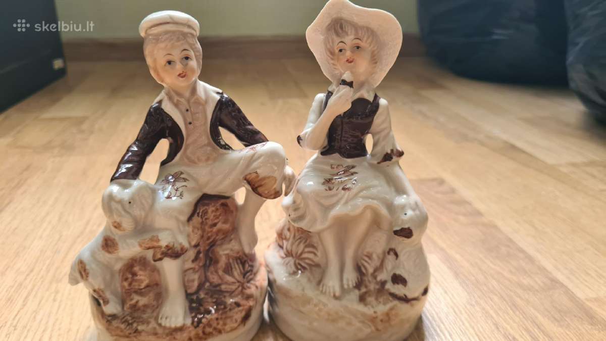Dvi statulėlės "porelė"