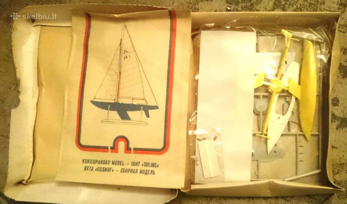 Klijuojamas laivo Soling modelis - nuotraukos Nr. 2