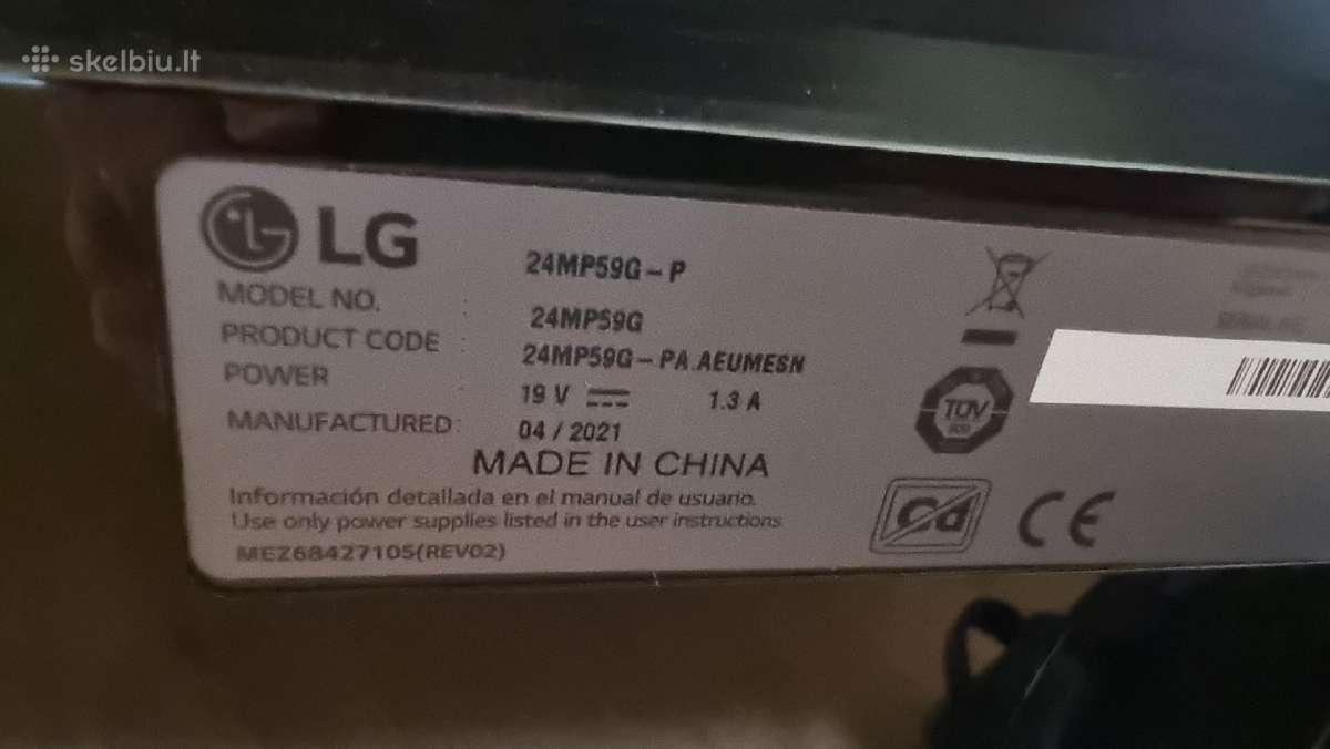 LG monitorius 24coliu - nuotraukos Nr. 4