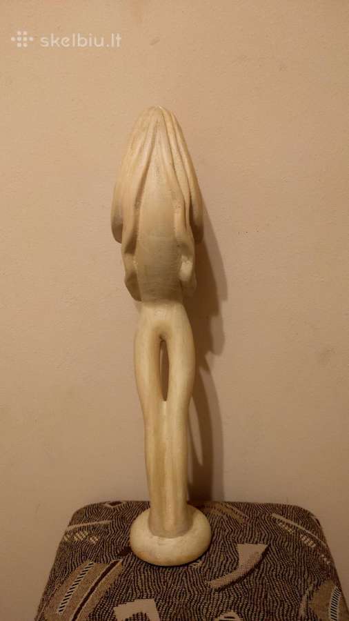 Originali medinė skulptūra. M. Strioga. Mes abi - nuotraukos Nr. 5