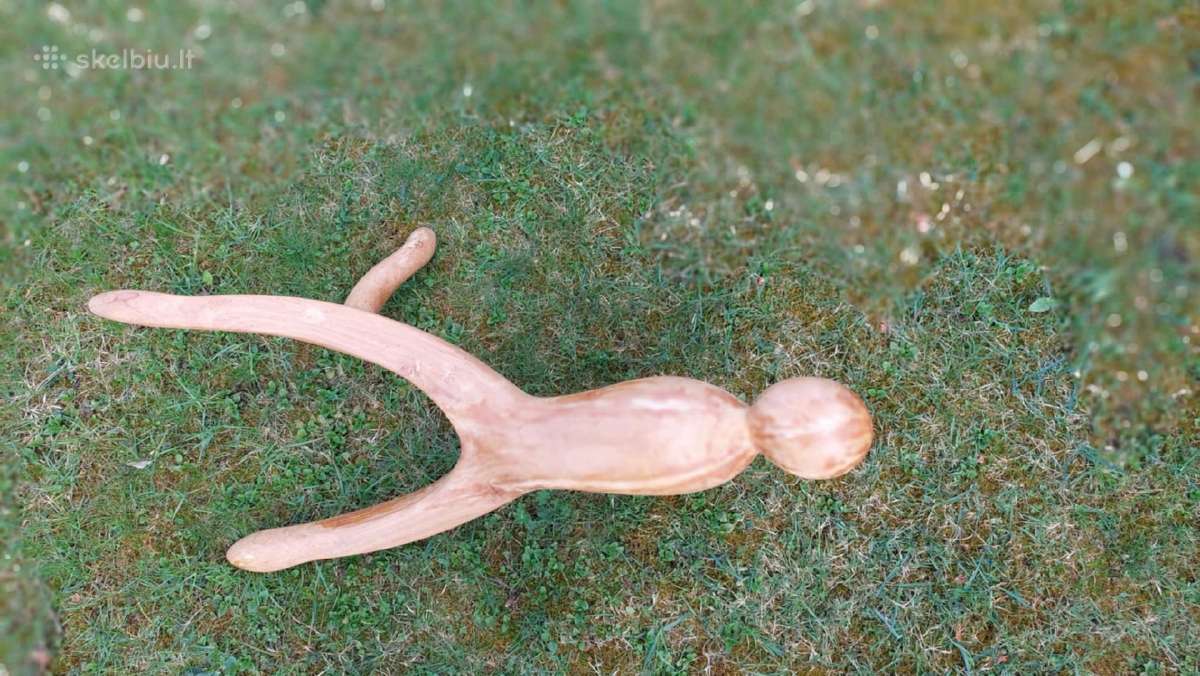 M. Strioga medžio skulptūra "Joga" - nuotraukos Nr. 13