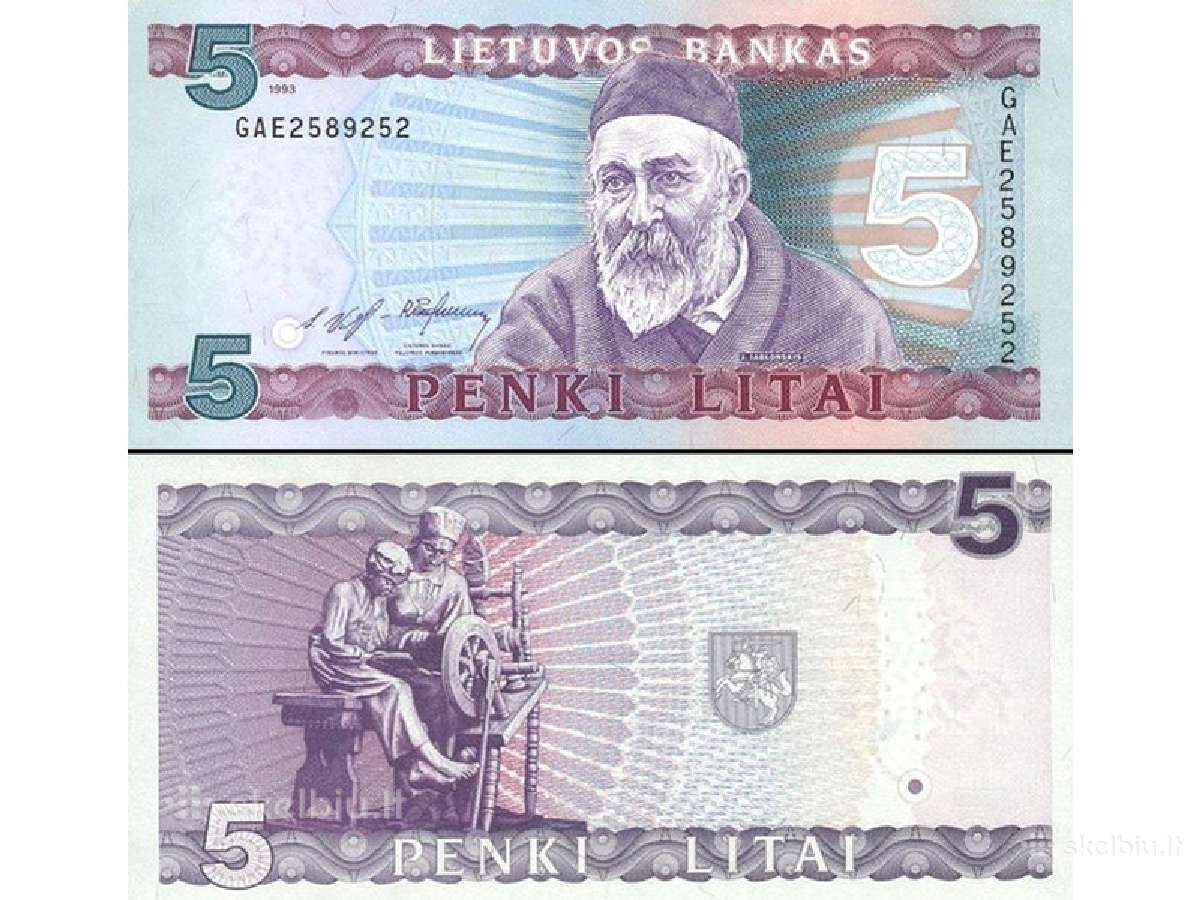 Brangiai Perku Visus Lietuvos Banknotus - nuotraukos Nr. 6