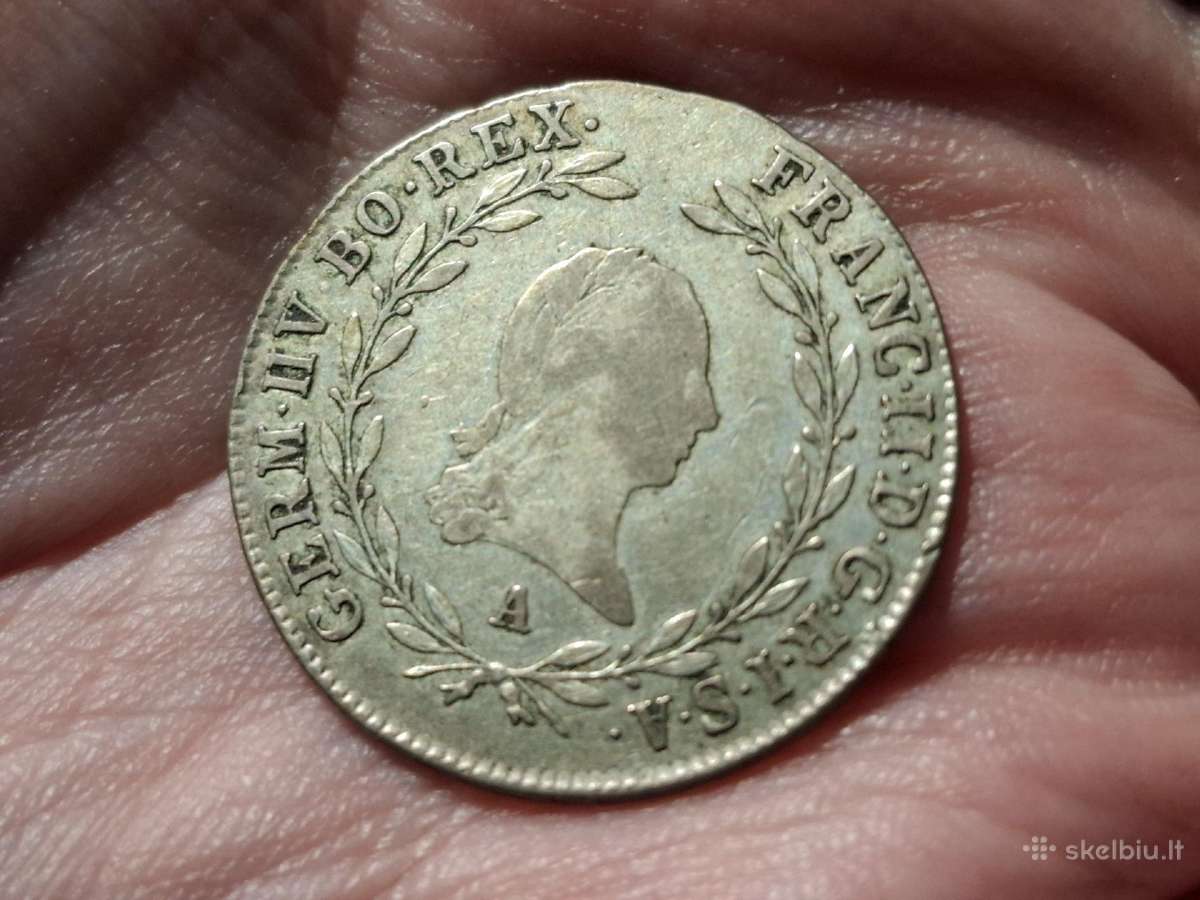 Austrija 20 kreuzer 1804 sidabras - nuotraukos Nr. 2