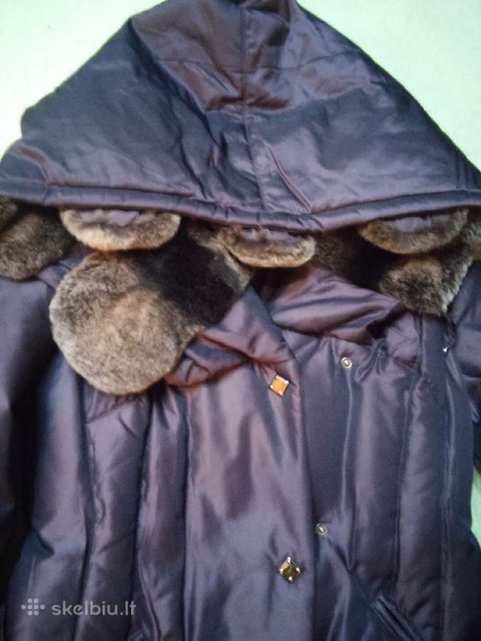 Šiek tiek nešiotа , pūkinė ilga striuke - nuotraukos Nr. 9