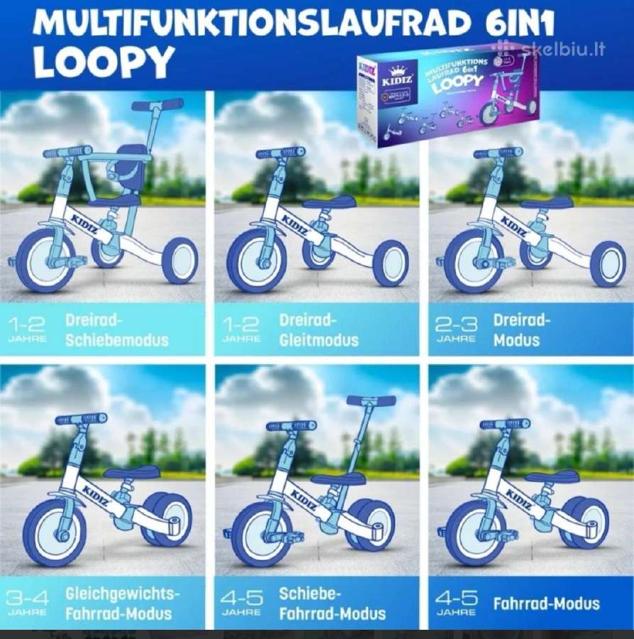 6in1 dviratukas - nuotraukos Nr. 10