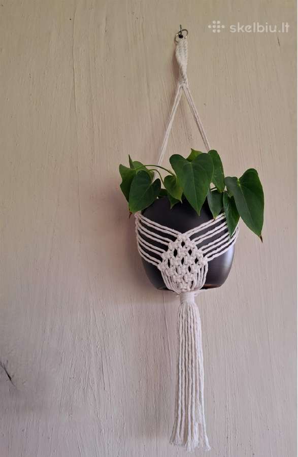 Macrame gėlių laikikliai - nuotraukos Nr. 5