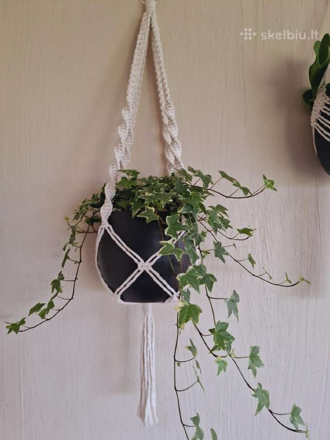 Macrame gėlių laikikliai - nuotraukos Nr. 6