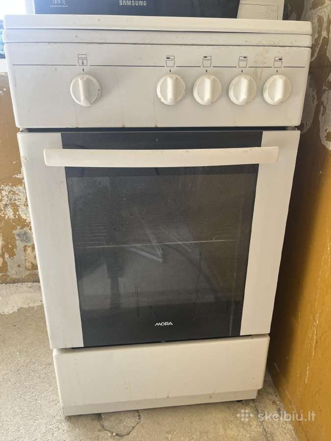 Mažai naudota Mora dujinė viryklė, dujinė orkaitė. - Skelbiu.lt