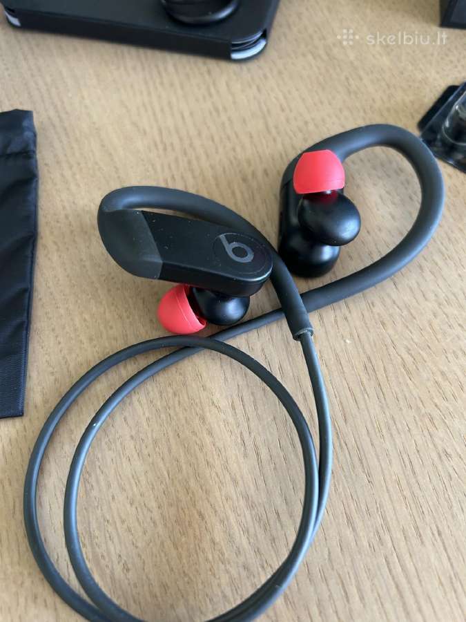Beats Powerbeats Ausines Juodos - nuotraukos Nr. 5