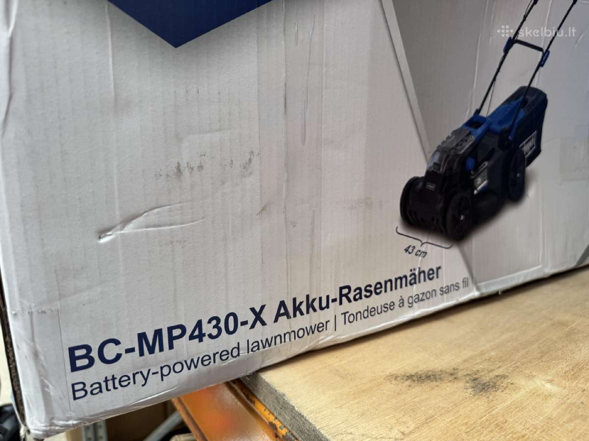 Akumuliatorinė vejapjovė Scheppach Bc-mp430-x - nuotraukos Nr. 5