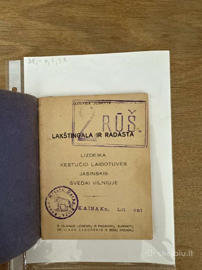Iš Vilniaus Legendų ir padavimų 1928 m. - nuotraukos Nr. 2