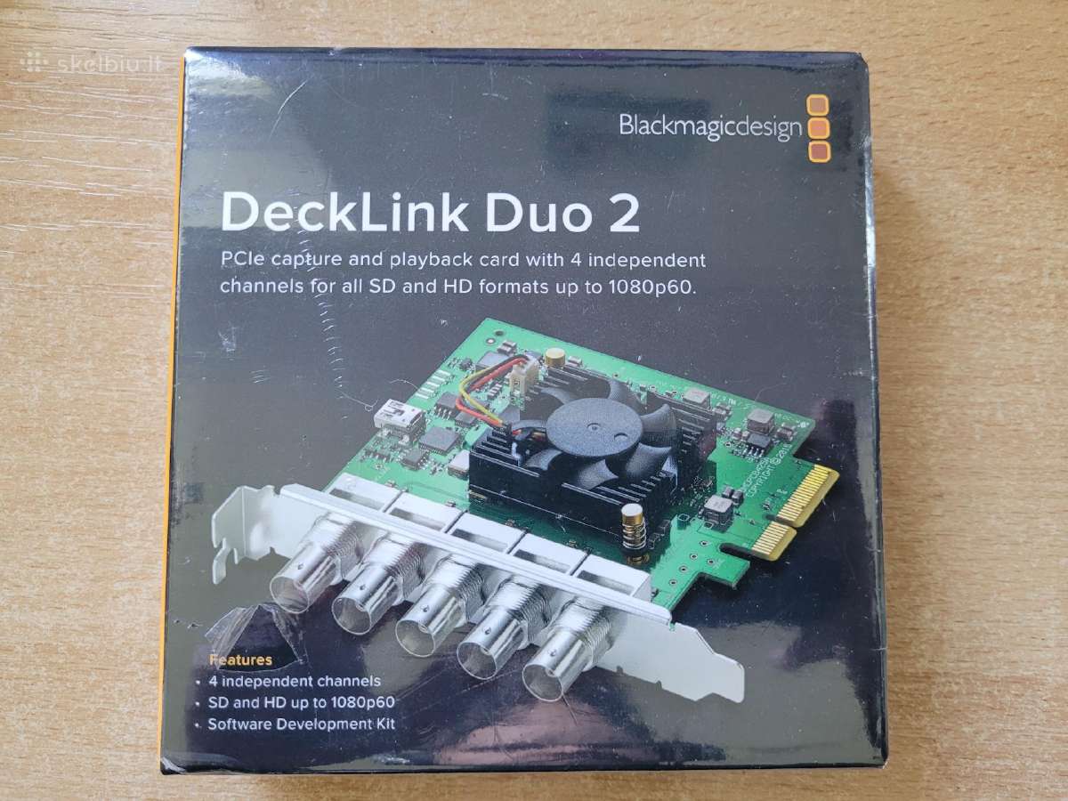 Decklink duo 2 Pcie capture korta