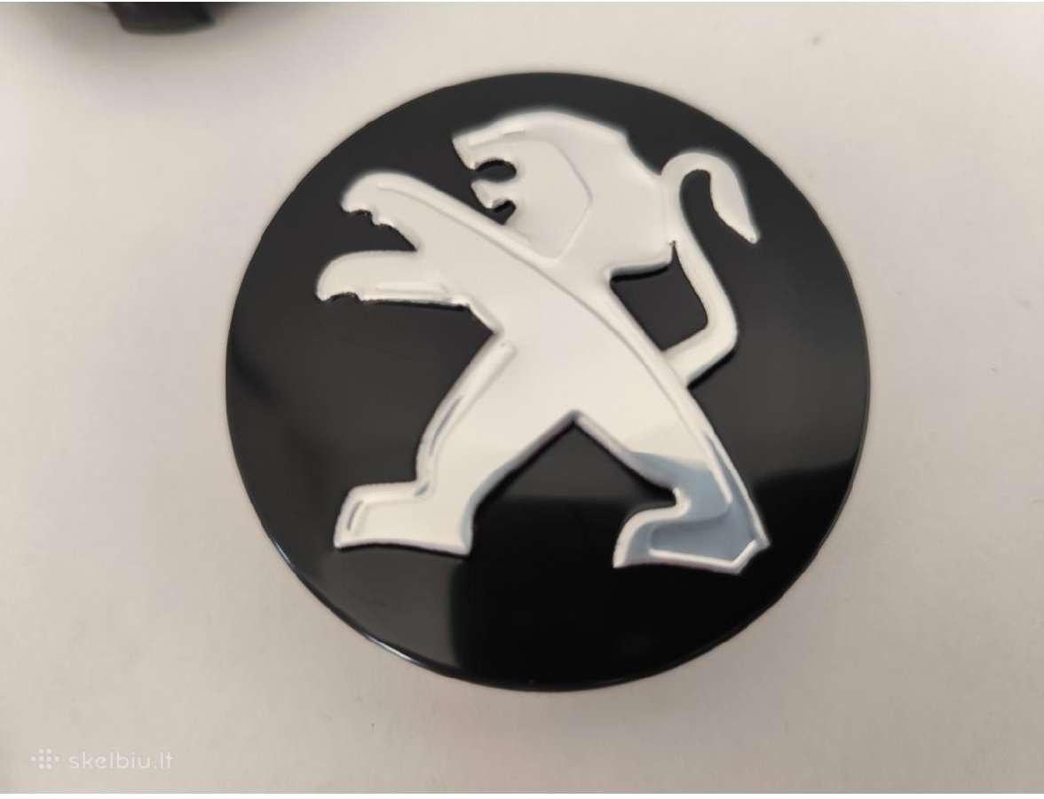 Peugeot ratlankių dangteliai 60mm 4vnt -12€ nauji - nuotraukos Nr. 2