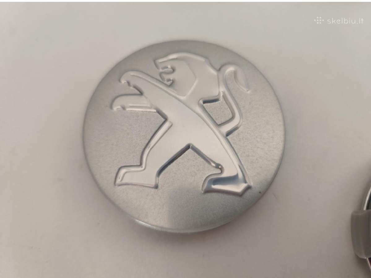 Peugeot ratlankių dangteliai 60mm 4vnt -12€ nauji - nuotraukos Nr. 3