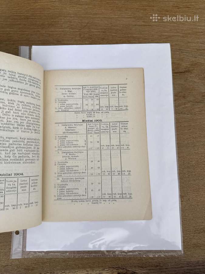Apie mineralines trąšas (Carinis leidimas) 1907 m. - nuotraukos Nr. 3