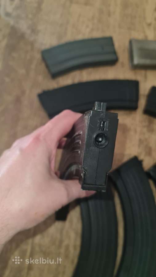 Ak 47 dėtuvės airsoft plius užpildymo dėtuvės - nuotraukos Nr. 4