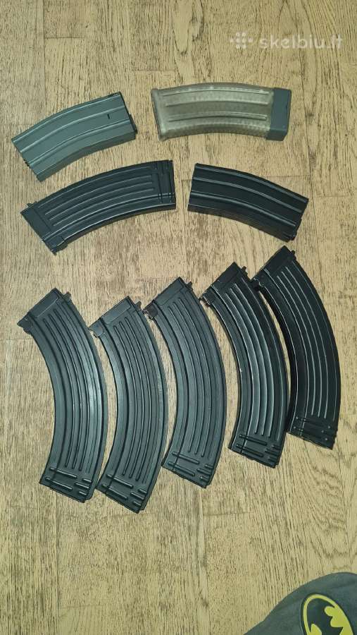 Ak 47 dėtuvės airsoft plius užpildymo dėtuvės - nuotraukos Nr. 5