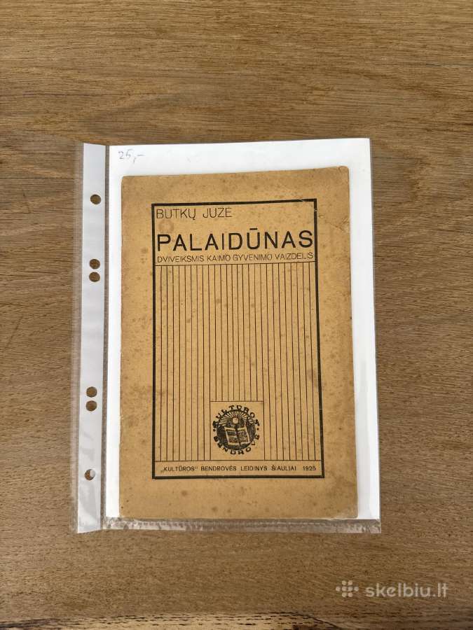 Palaidūnas 1925 m.