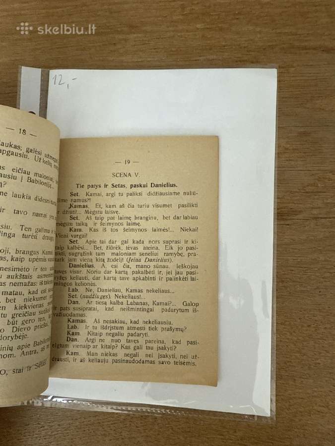 Sūnus vėjavaikis. Šešių veiksmų drama. 1929 m. - nuotraukos Nr. 5