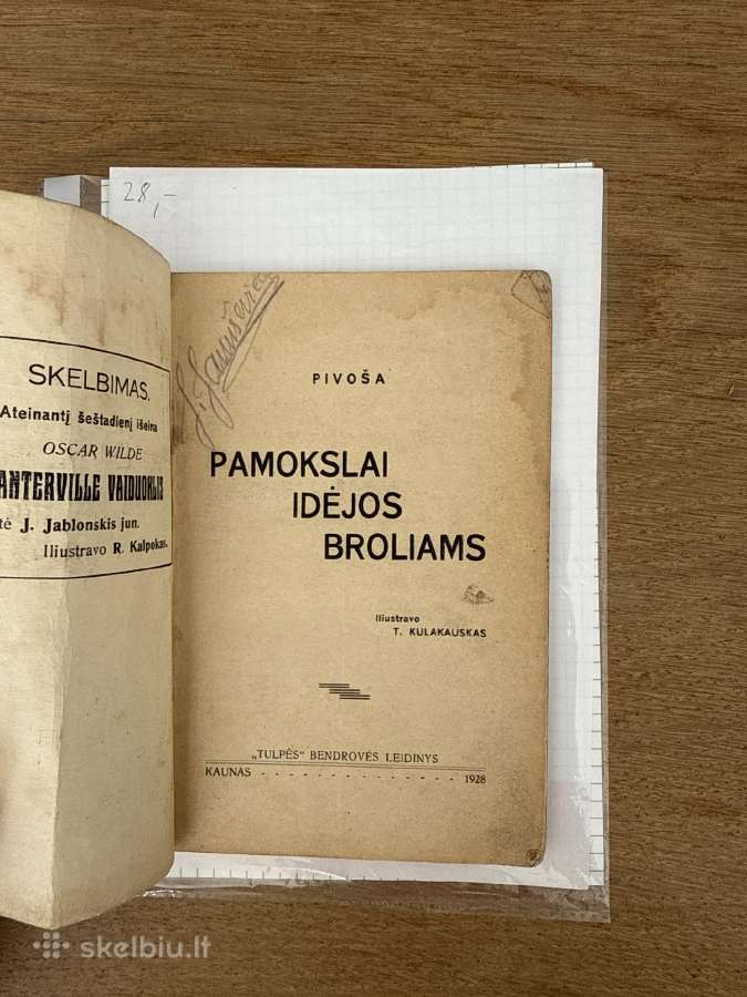 Pamokslai Idėjos Broliams 1928m. - nuotraukos Nr. 2
