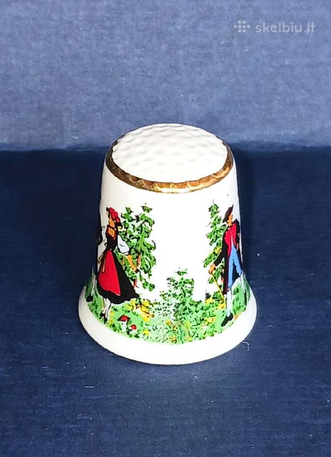 Porcelianas antpirštis Reutter Vokietija 1980 - nuotraukos Nr. 2