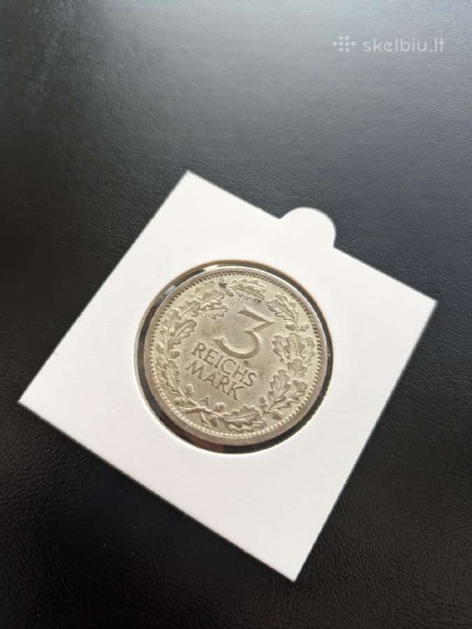 Vokietija 3 reichsmarkės, 1931 A - nuotraukos Nr. 3
