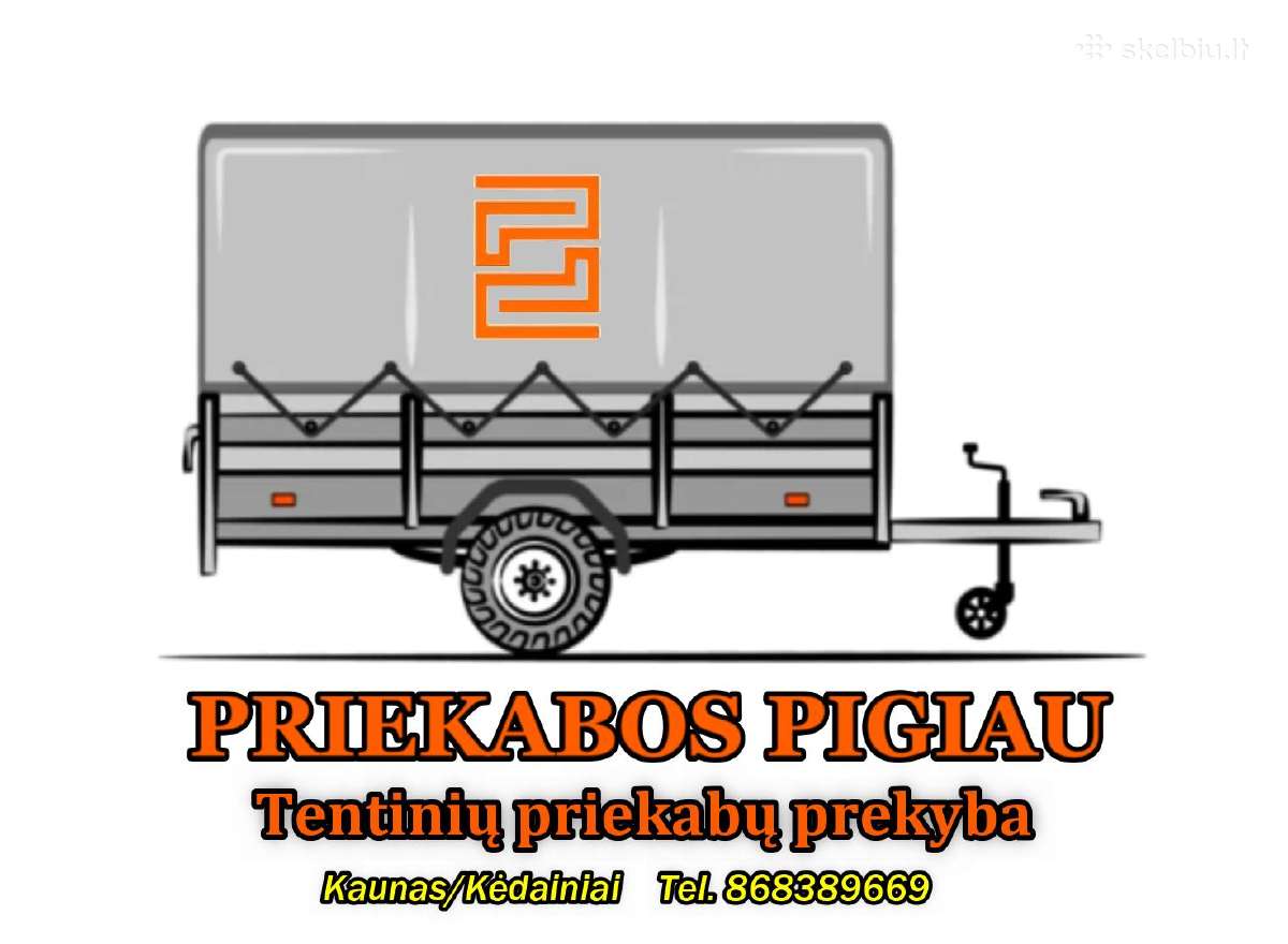 Nauja Stipri 2.6m Linginė priekaba - nuotraukos Nr. 12