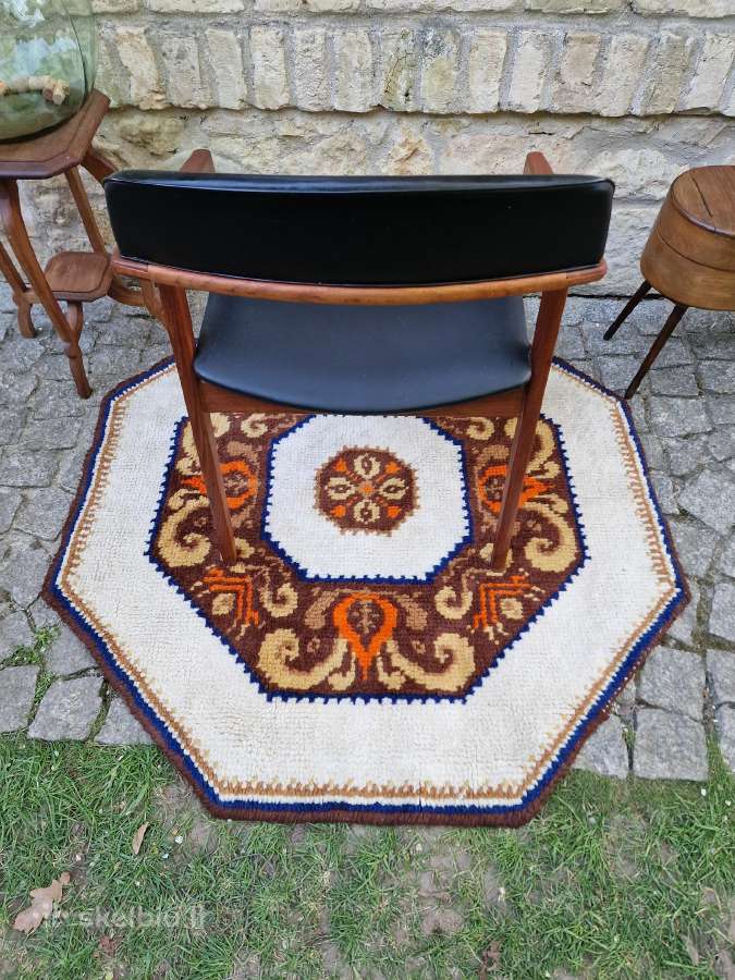 Vintažinė mid century tikmedžio kėdė - nuotraukos Nr. 25