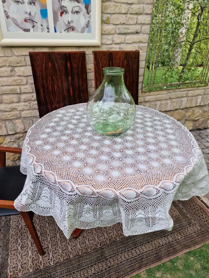 Vintažinis mid century palisandro valgomojo stalas - nuotraukos Nr. 31