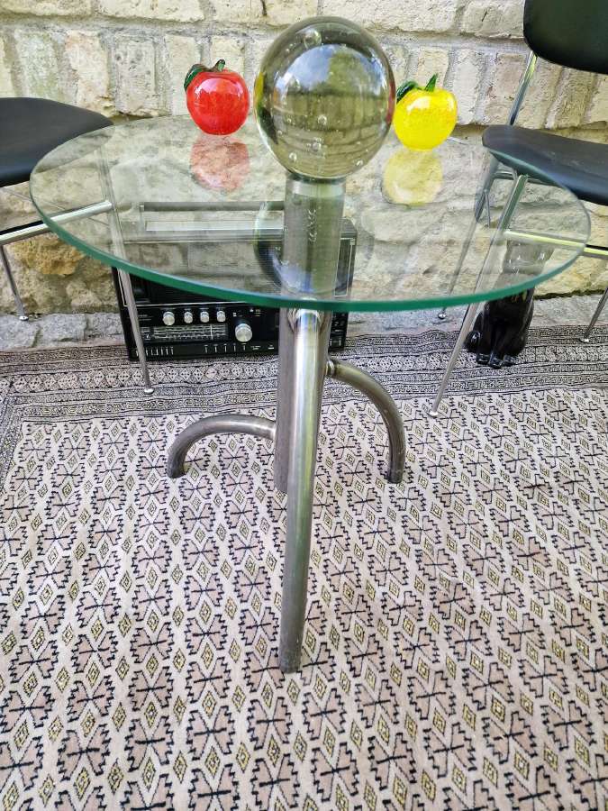 Vintažinis Mid Century Bauhaus st kavos staliukas - nuotraukos Nr. 17