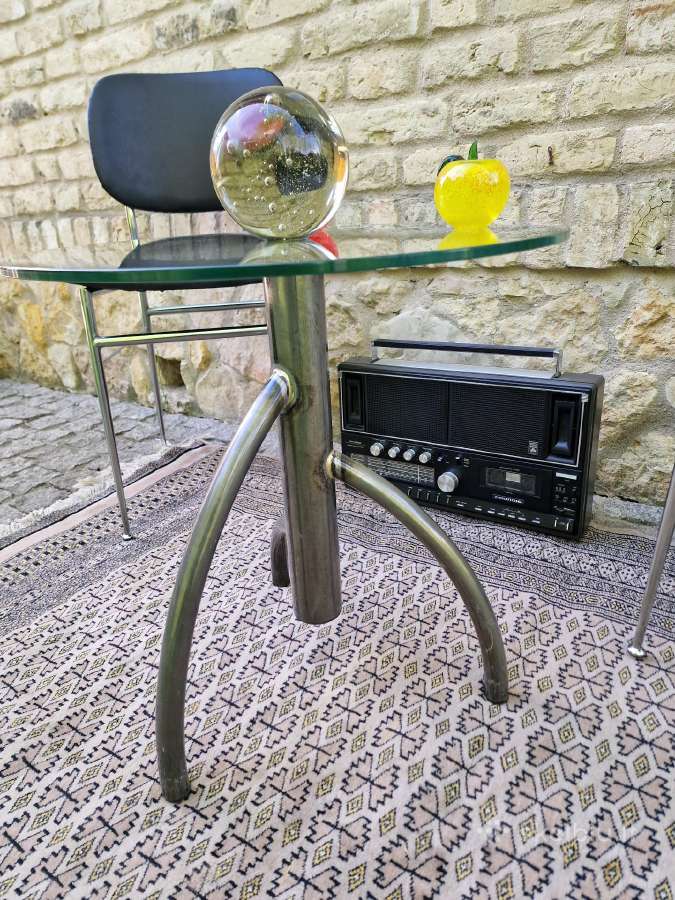 Vintažinis Mid Century Bauhaus st kavos staliukas - nuotraukos Nr. 19