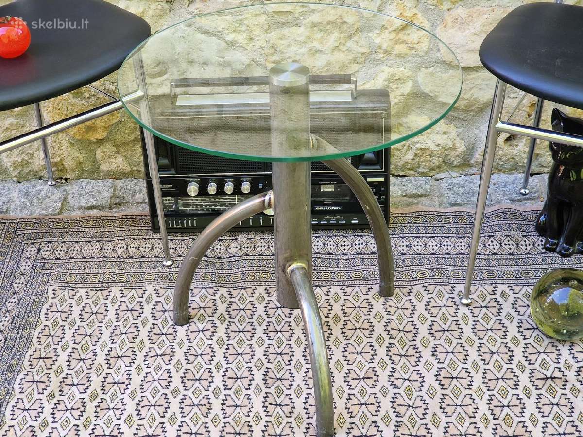 Vintažinis Mid Century Bauhaus st kavos staliukas - nuotraukos Nr. 28