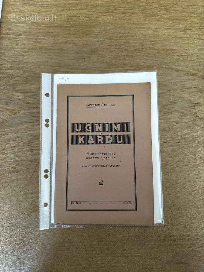 Ugnimi ir kardu 1932 m.