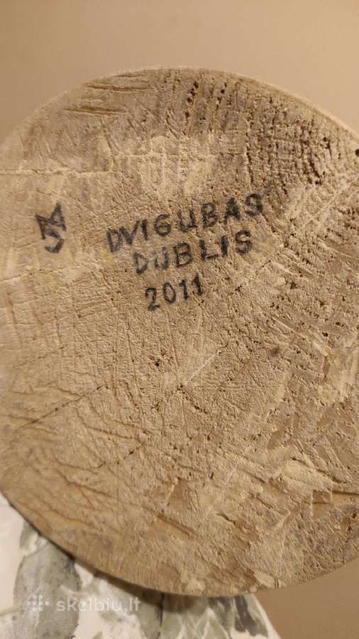 Medinė skulptūra. M. Strioga. Dvigubas dublis - nuotraukos Nr. 5
