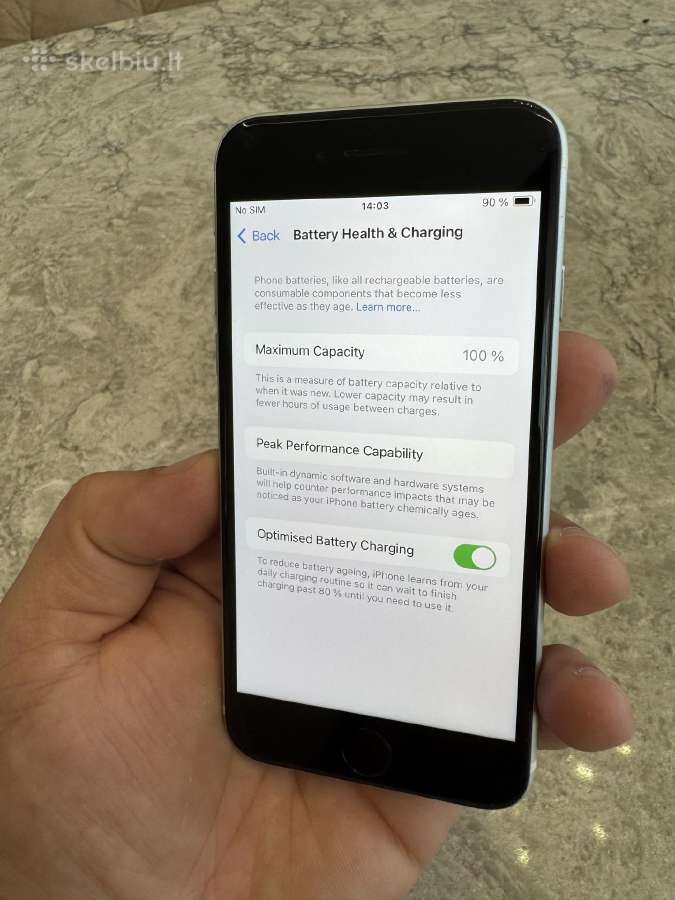 iPhone Se 2020, 64gb 87% baterija - nuotraukos Nr. 4