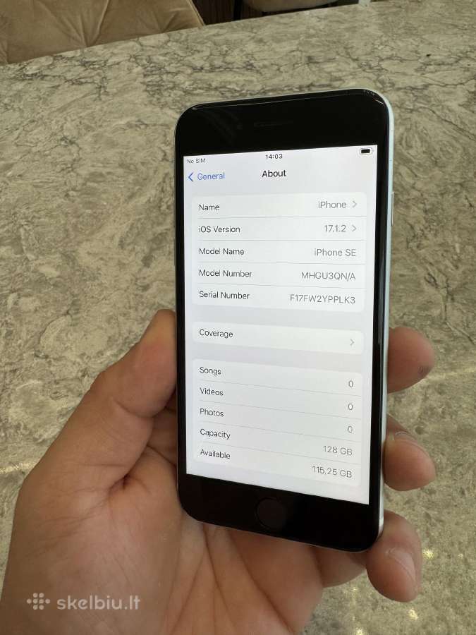 iPhone Se 2020, 64gb 87% baterija - nuotraukos Nr. 5
