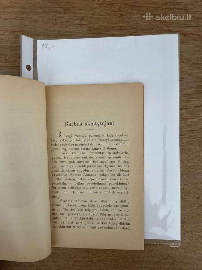 Švento Antano iš Padvos gyvenimas ir stebūklai1906 - nuotraukos Nr. 3