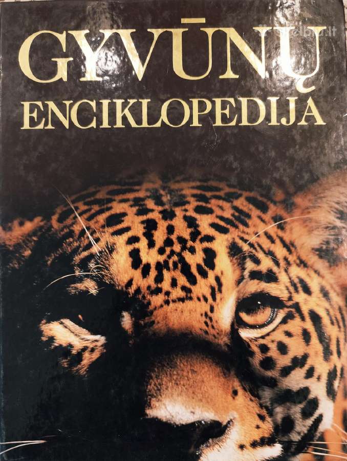 Knyga ' gyvunu enciklopedija'.