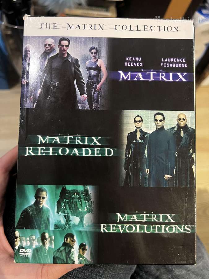 Dvd Matrix triologija, rinkinys klasikos