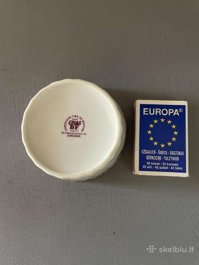 Druskos indelis vintažinis porcelianas - nuotraukos Nr. 3