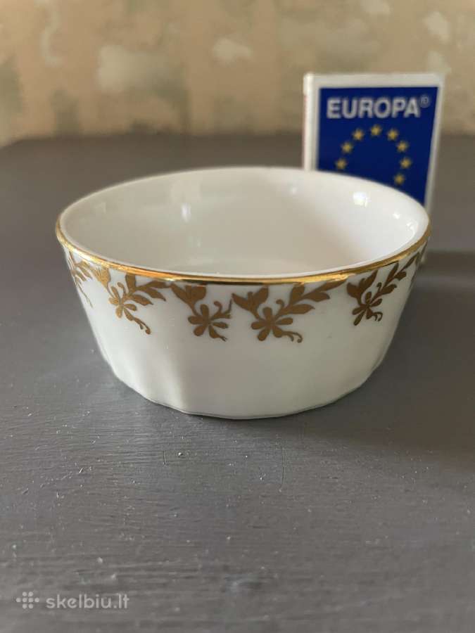 Druskos indelis vintažinis porcelianas - nuotraukos Nr. 5