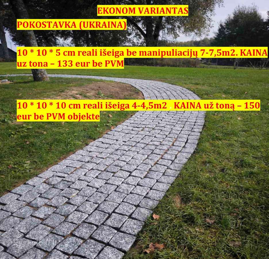 Granitinės trinkelės, plokštės ir kiti gaminiai - nuotraukos Nr. 9