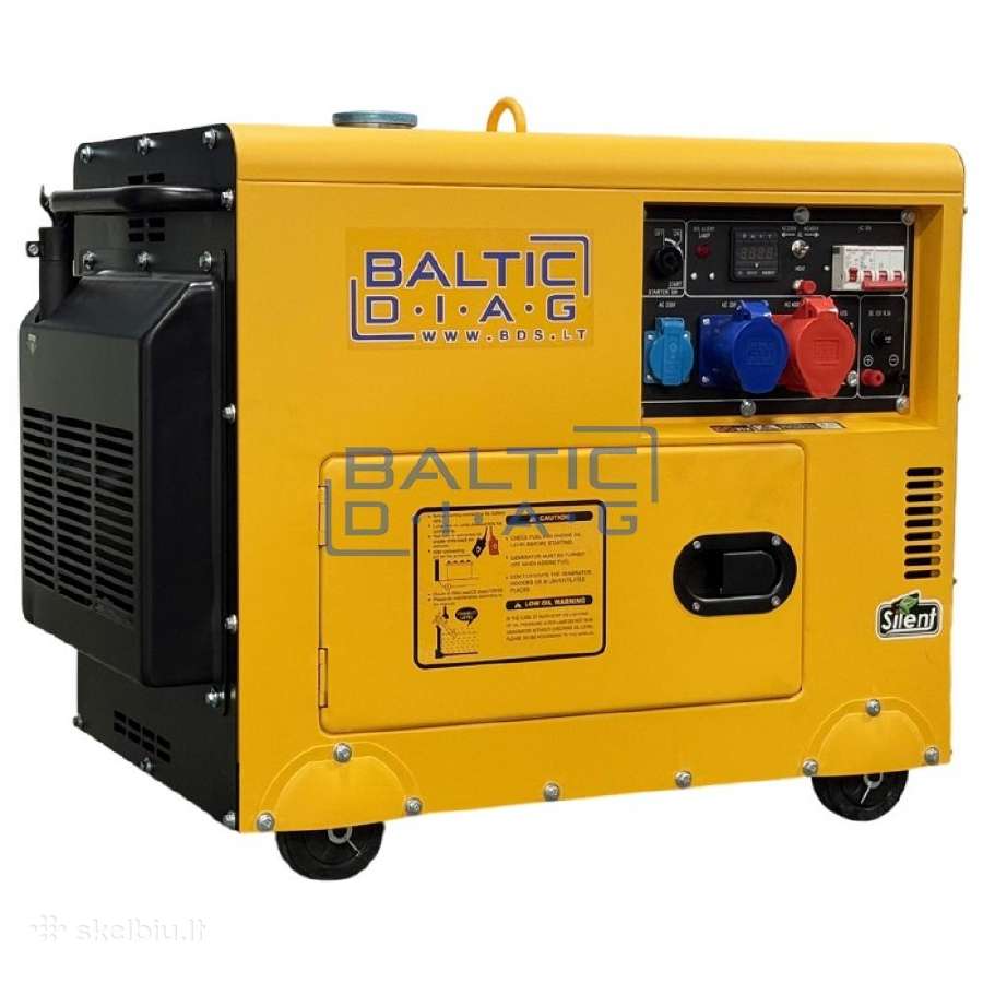 Mobilus dyzelinis generatorius Bd9500se, 7 kw