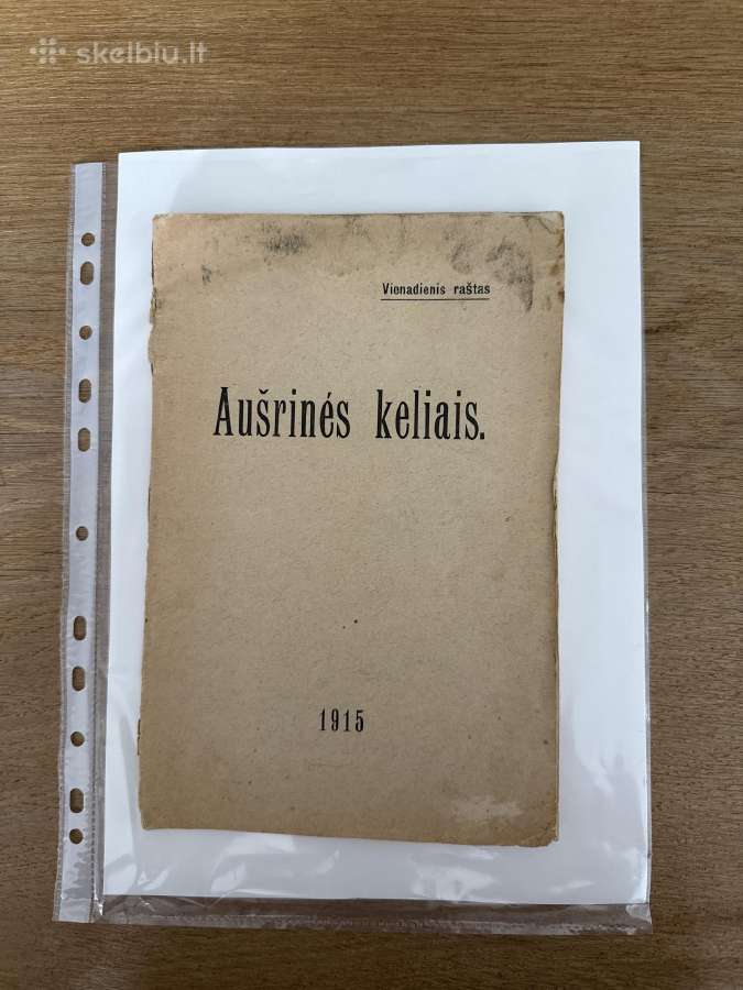 Aušrinės keliais 1915 m.