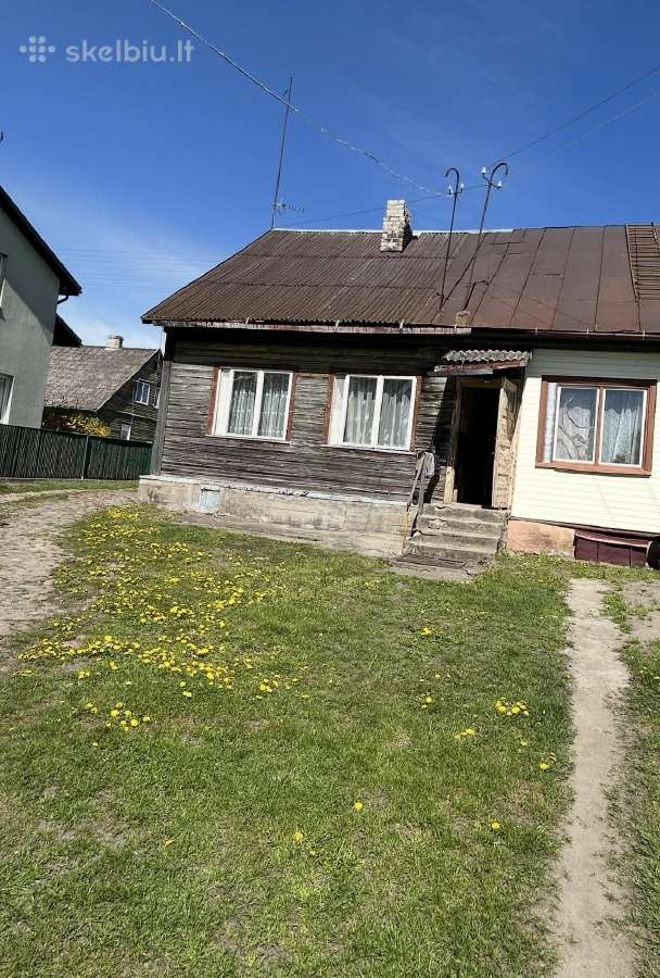 Parduodama dalis namo. Sklypas ribojasi su upe. - nuotraukos Nr. 5