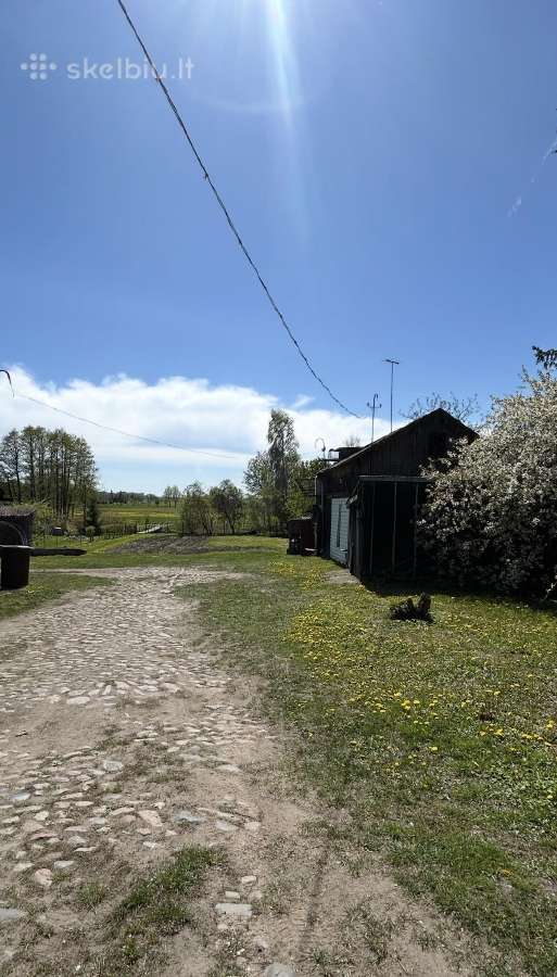 Parduodama dalis namo. Sklypas ribojasi su upe. - nuotraukos Nr. 13