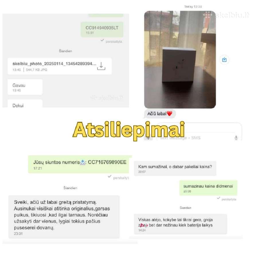 Ausinės Pro 3, Pro 2 2026 1:1 Atsiliepimai, Akcija - nuotraukos Nr. 6