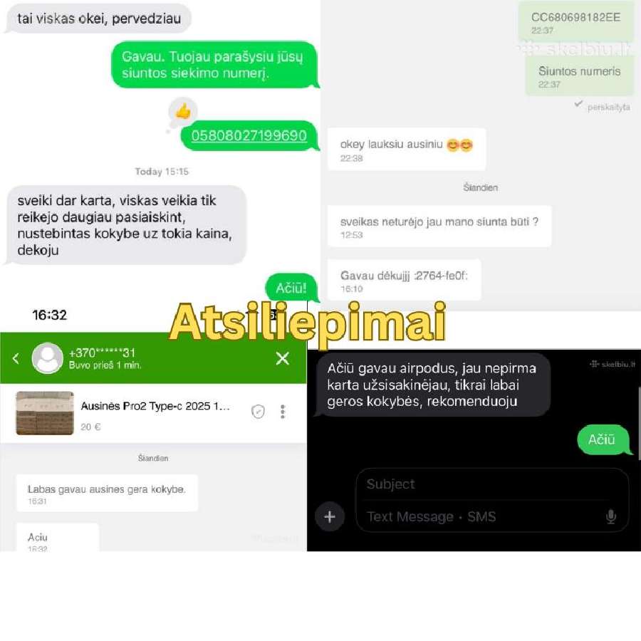 Ausinės Pro 3, Pro 2 2026 1:1 Atsiliepimai, Akcija - nuotraukos Nr. 8