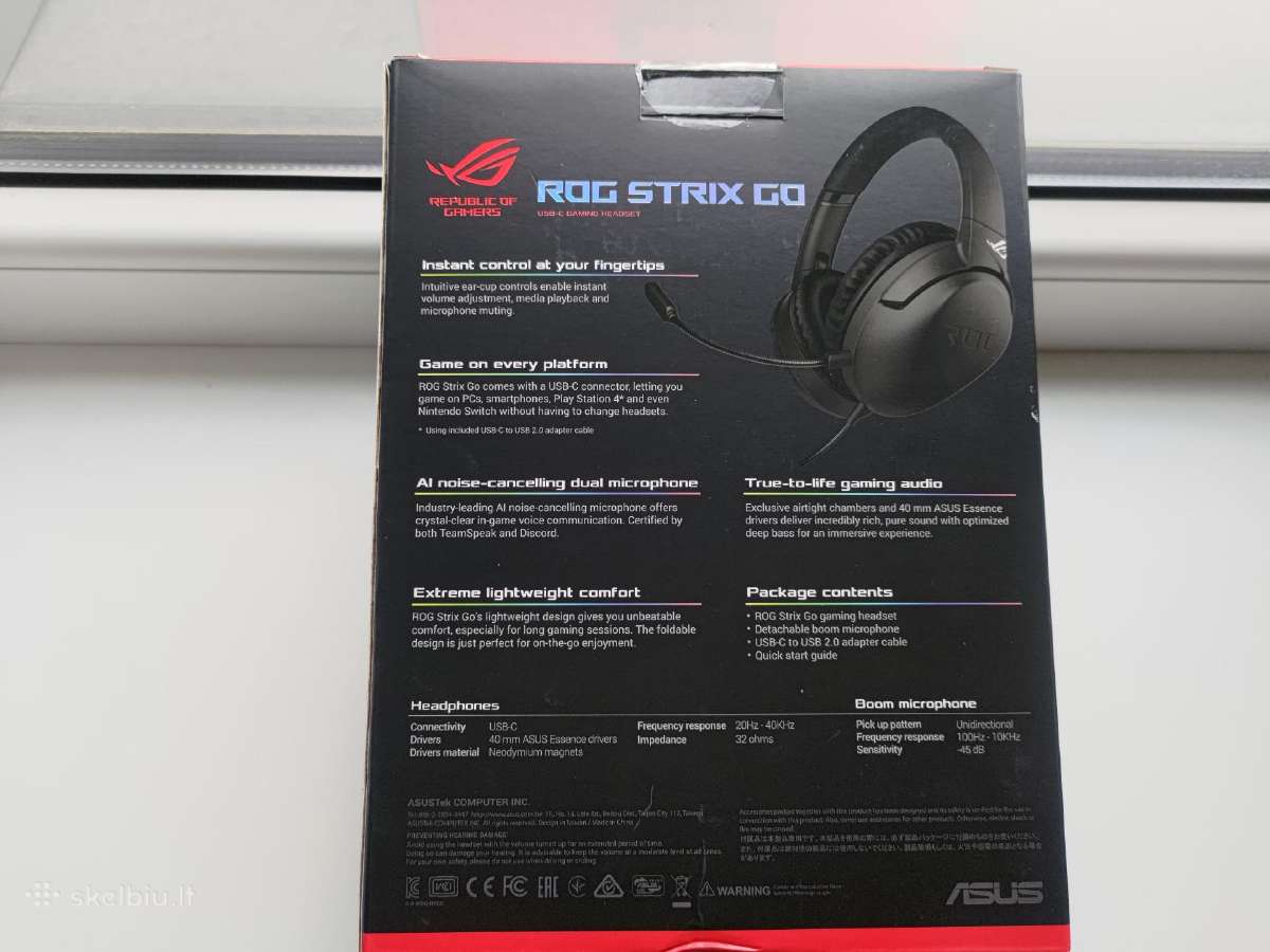 Asus Rog strix Go Headphones - nuotraukos Nr. 2